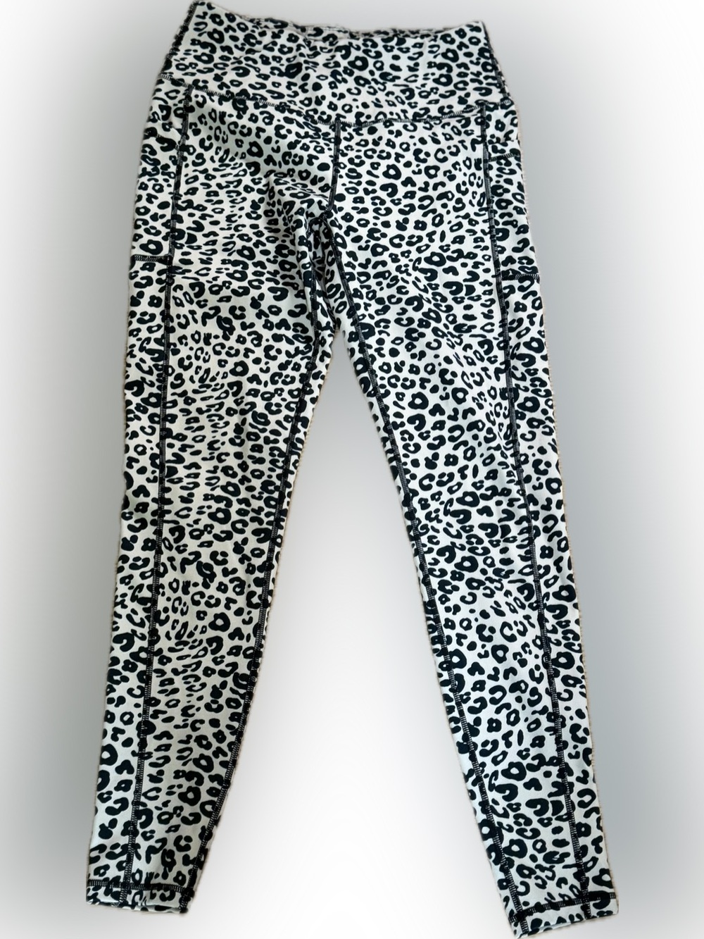 Leopard High-Waist Animal Print Leggings -MEDIUM